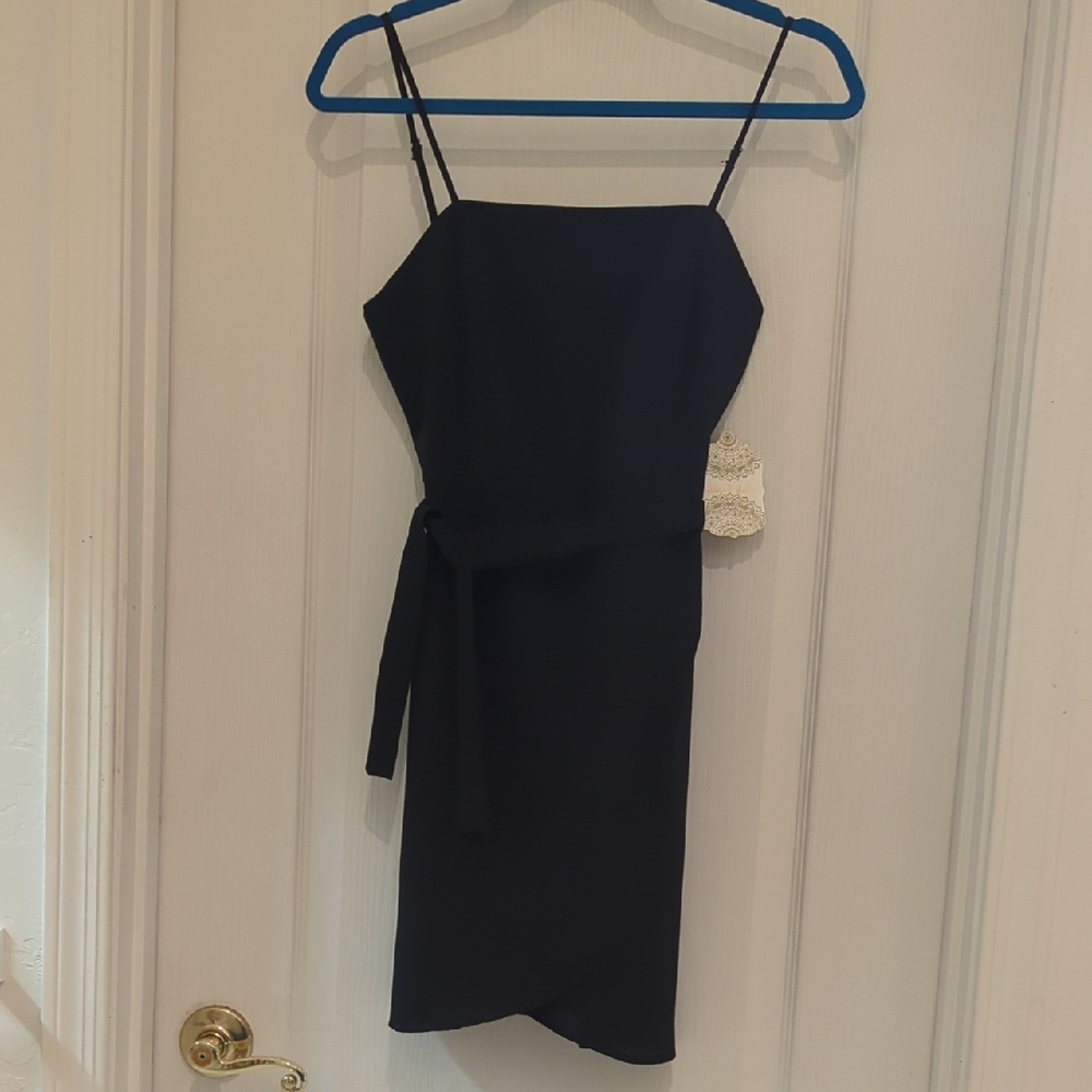 Altar'd State Elegant Black Mini Dress